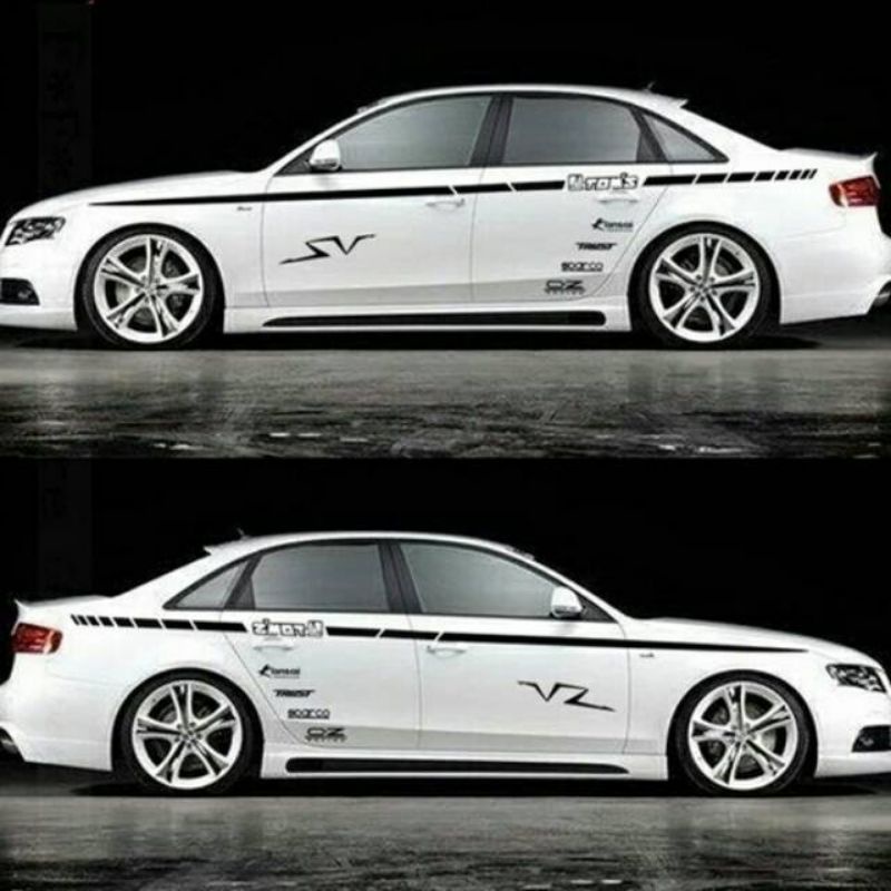 stiker universal stiker mobil sedan