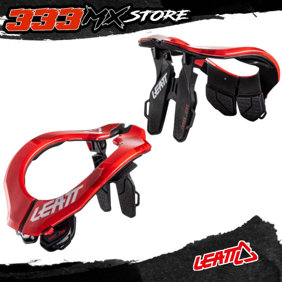 NECK BRACE LEATT 3.5 2022 PELINDUNG LEHER LEATT MTB MX RED NEW