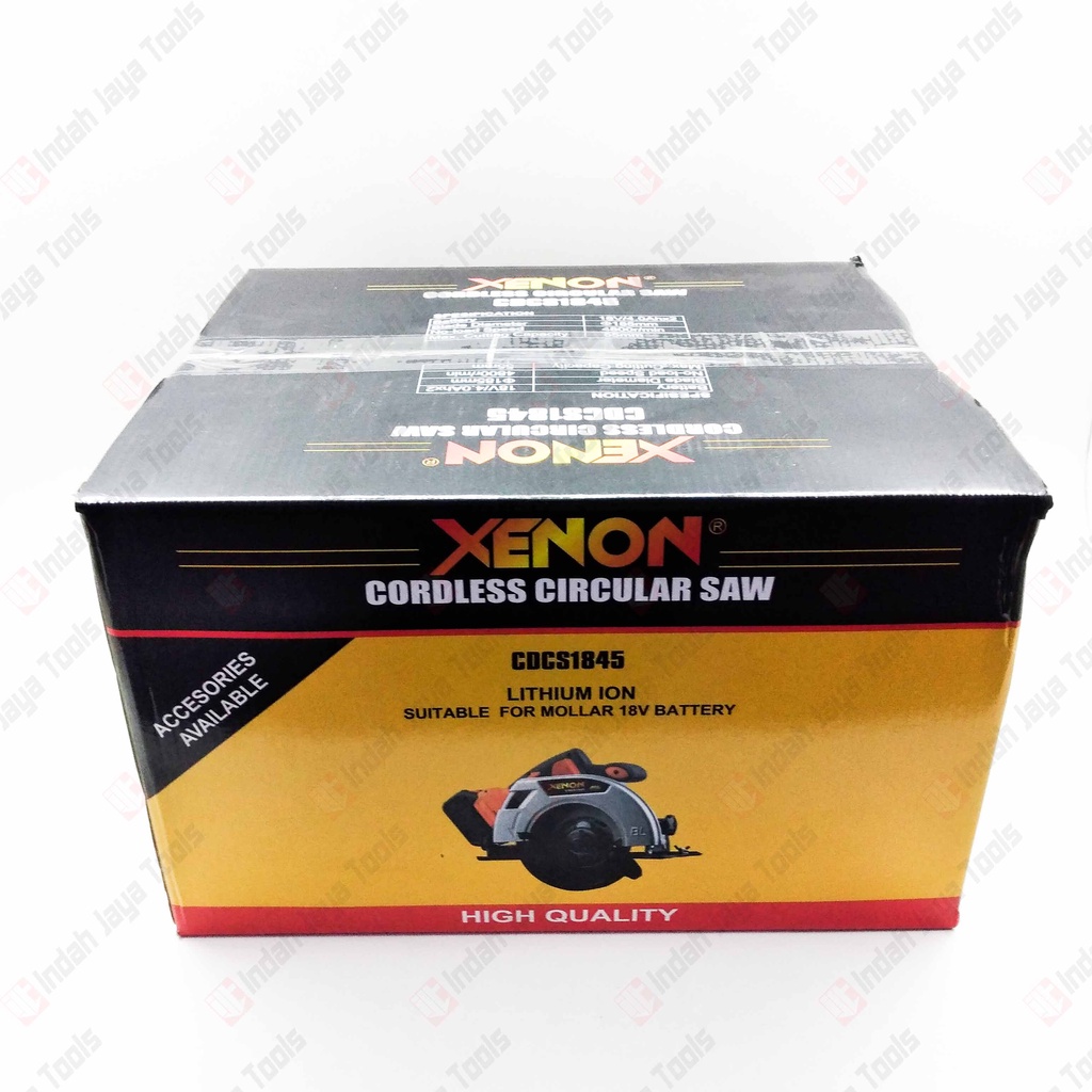 XENON CDCS1845 CIRCULAR SAW CORDLESS - Mesin Potong Kayu Baterai Gergaji