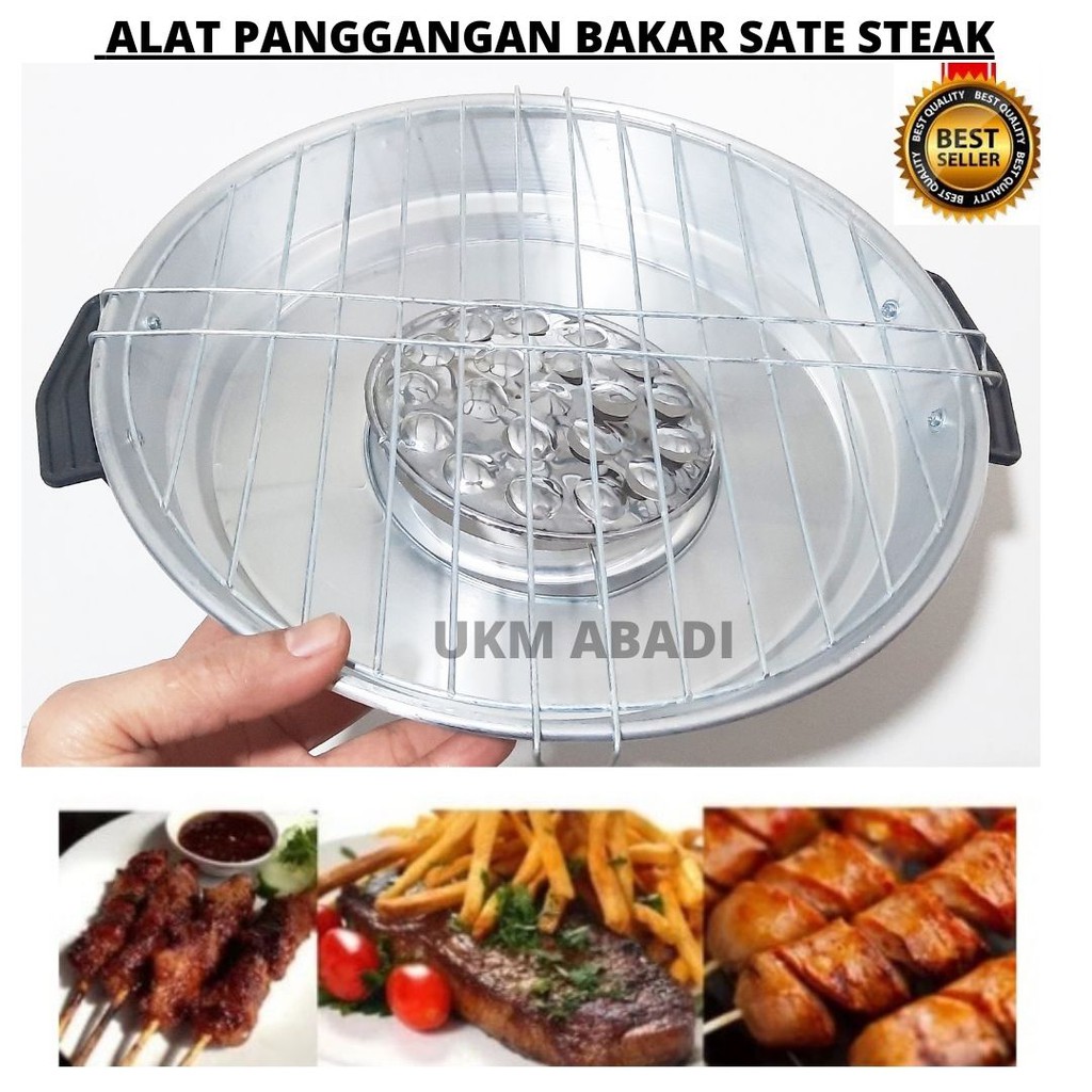 Alat Panggangan Bakar Sate Ikan Kompor Gas Fancy Roaster Steak Pan  113163