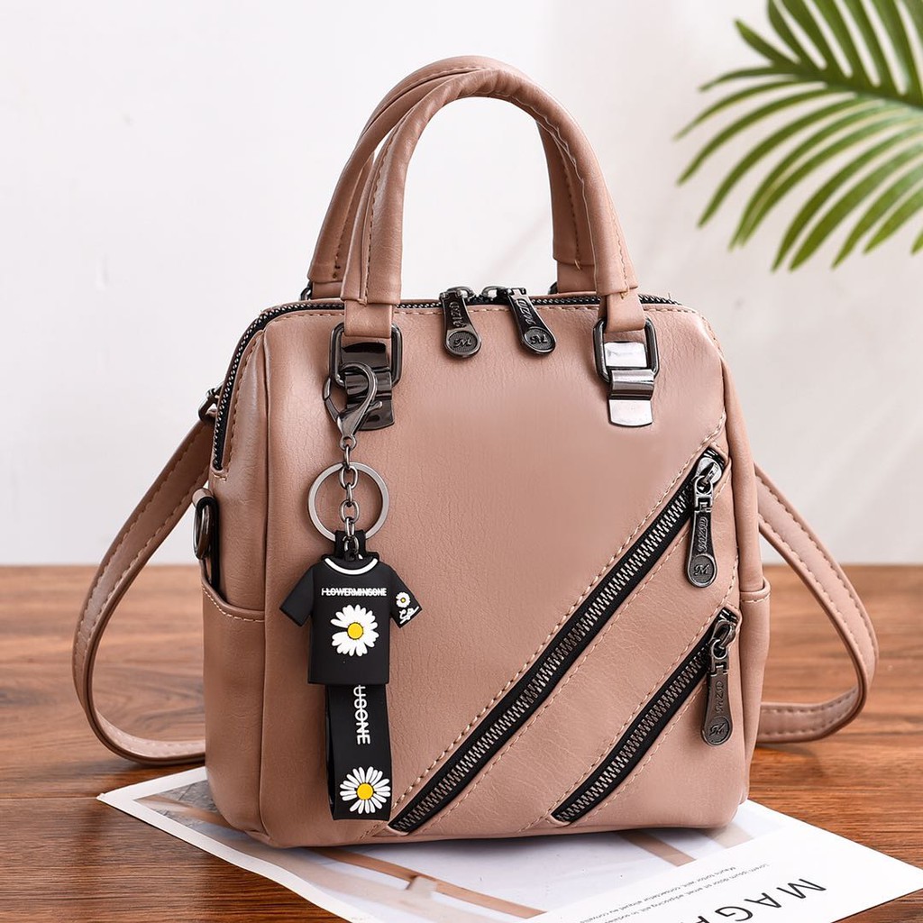 TASHAPPY BQ2811 tas HANDBAG free tali panjang wanita import model korea supplier tas import