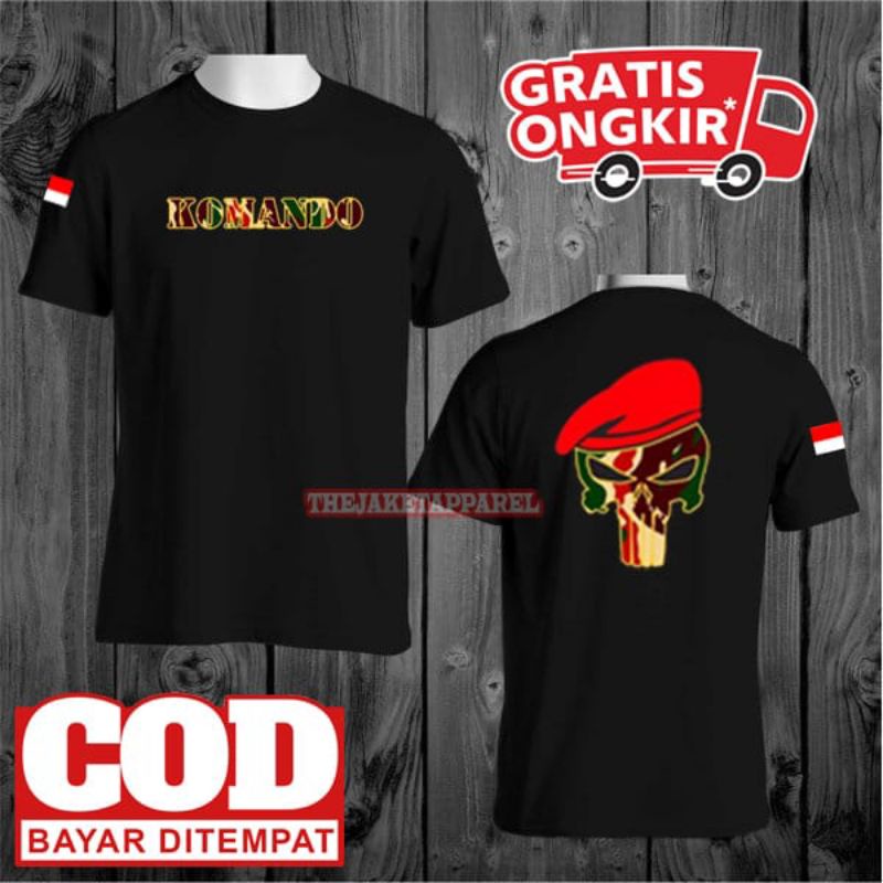 kaos komando kopassus baju kaos komando kopassus