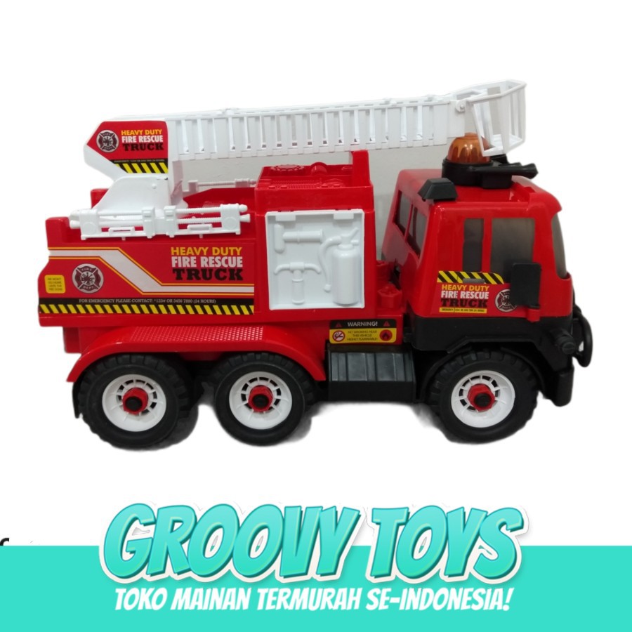 Mainan Anak Fire Truck - Truk Pemadam Kebakaran / Damkar BP 8050