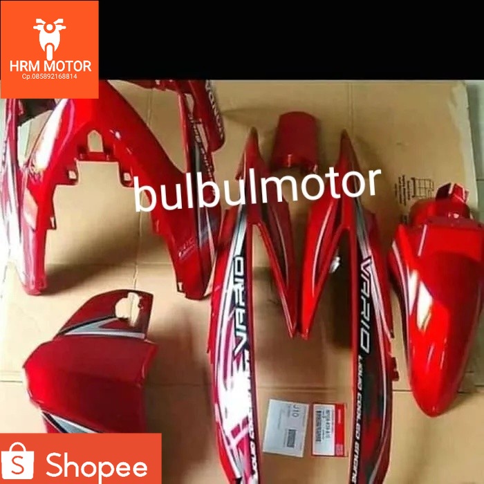 cover body halus vario karbu old 110 full set, plus striping