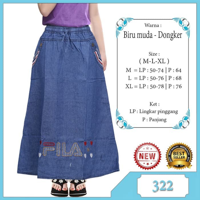 Rok Anak Perempuan - Rok Celana Anak - Basic Skirt Rok Tutu Rok Panjang Jeans Anak Perempuan Usia