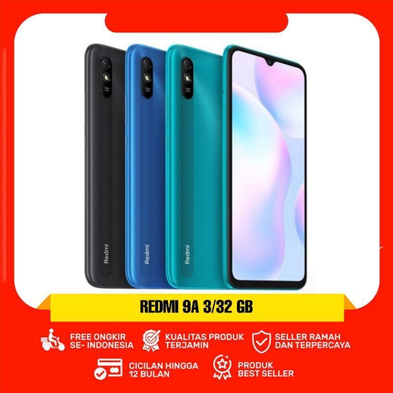 HP XIAOMI MI 9A RAM 2GB 3GB 2/32 3/32 ROM INTERNAL 32 ORIGINAL ASLI GARANSI RESMI INDONESIA 100% ORI