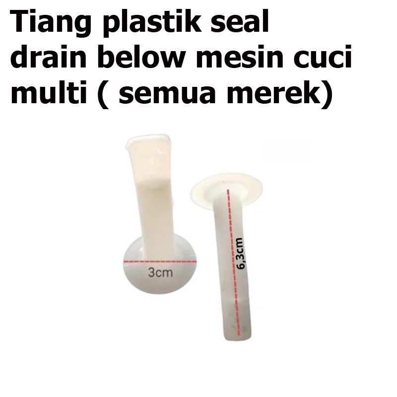 Tiang plastik seal drain below mesin cuci multi bisa untuk semua merek mesin cuci