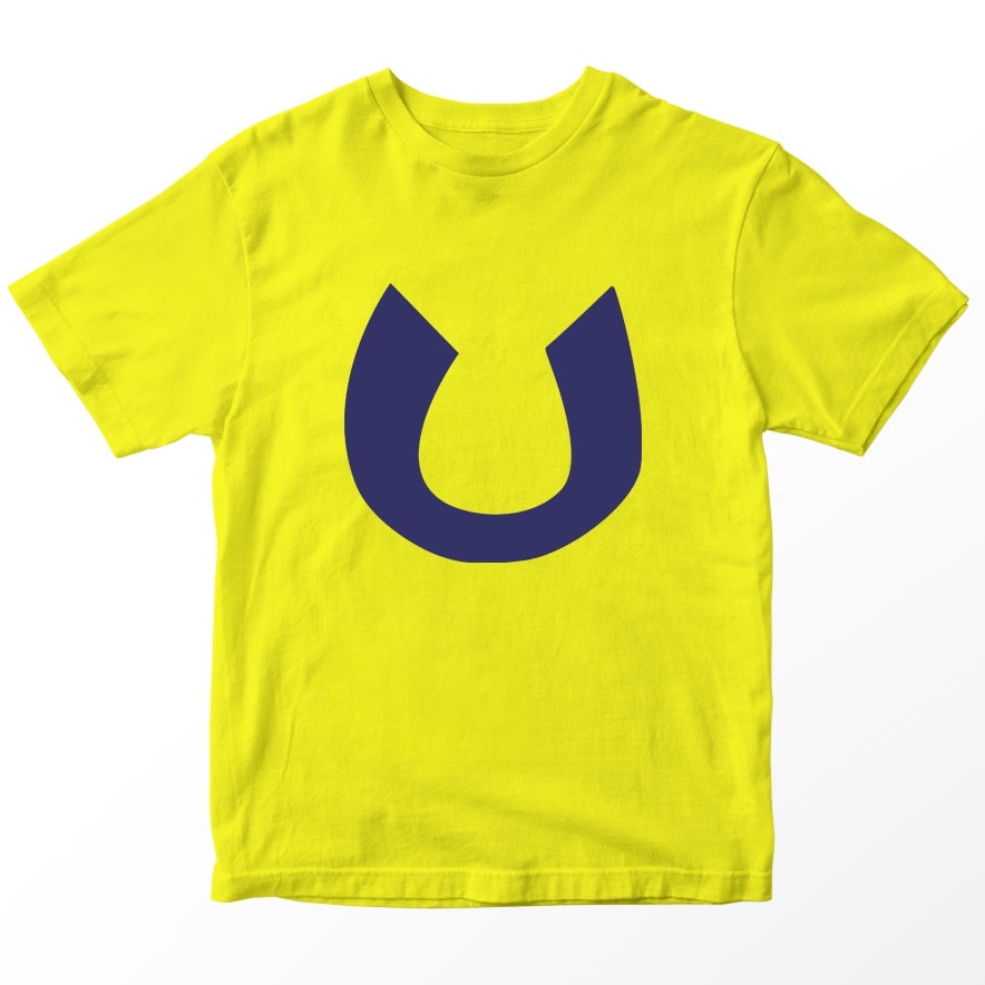 Kaos Upin Ipin Anak Upin U Logo, Warna Kuning Umur 1-10 Tahun