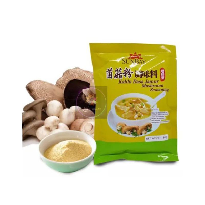 

SUNBAY Kaldu Jamur 80gr SUNBAY Mushroom Seasoning Powder Vegetarian/Import