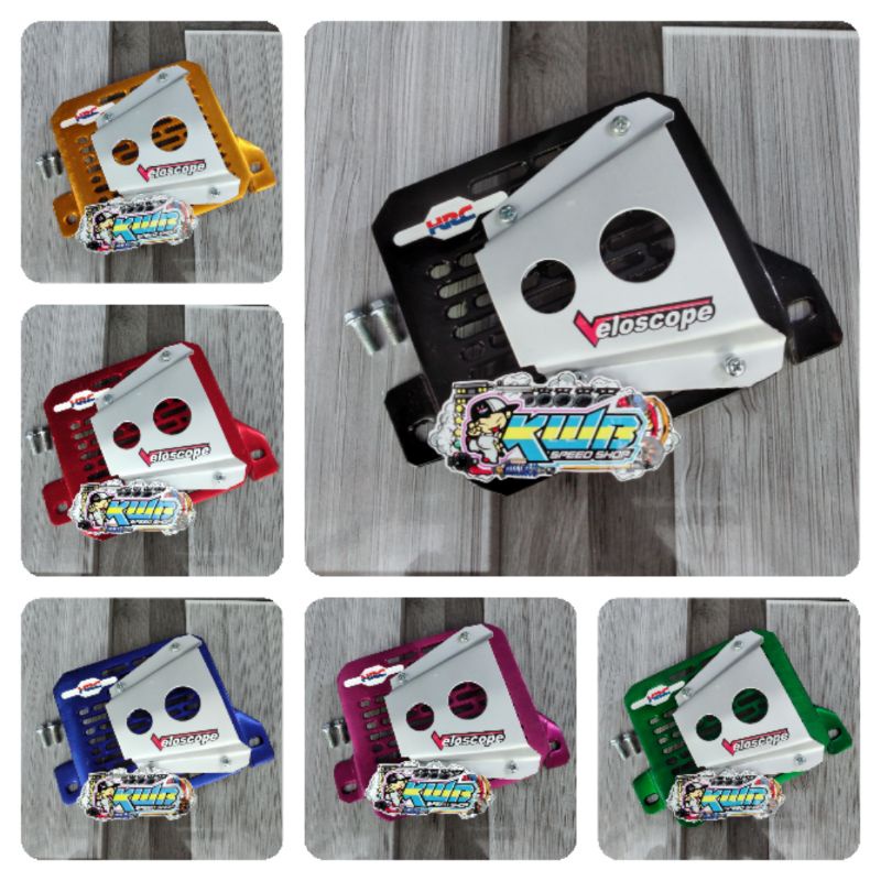 Cover radiator airscope hrc cnc vario 125 vario 150 pcx 150 adv motif garis airscope veloscope bonus baut dan boshing