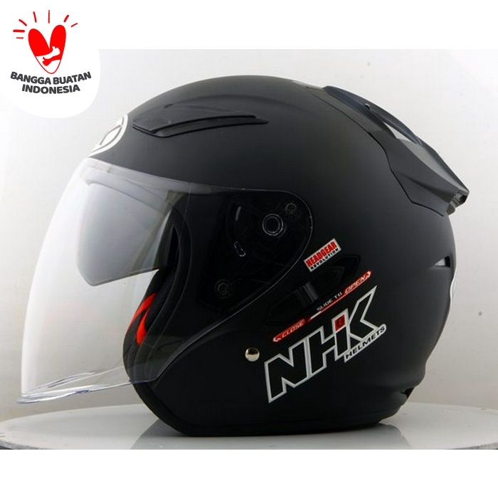 vf300ff Helm Nhk R1 Solid - Hitam Vx20V