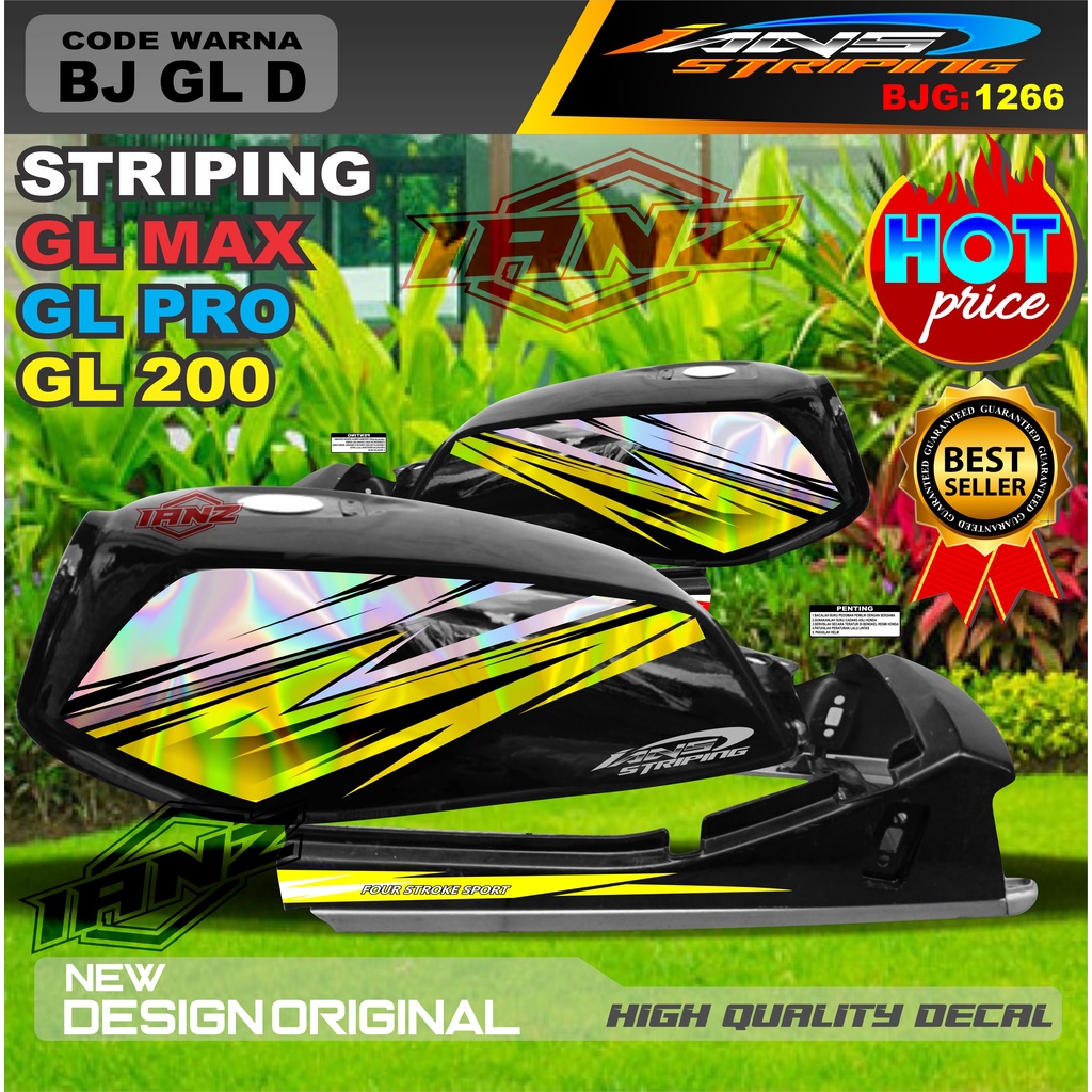 STRIPING CUSTOM GL MAX / VARIASI STRIPING GL PRO GL 2000