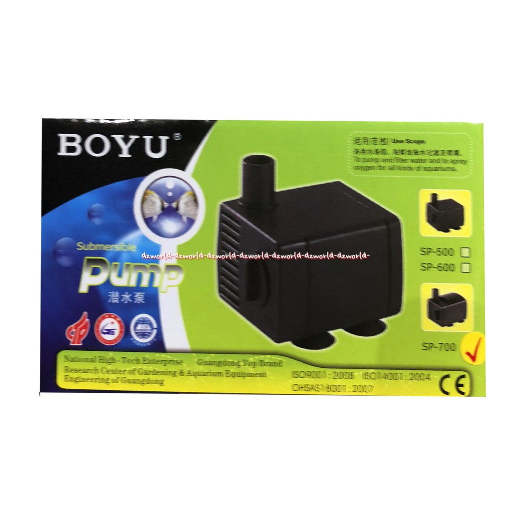 Boyu Pump Sp 700 Mesin Pompa Aquarium Pompa Akuarium Hemat Energi Dan Tahan Lama Submersible