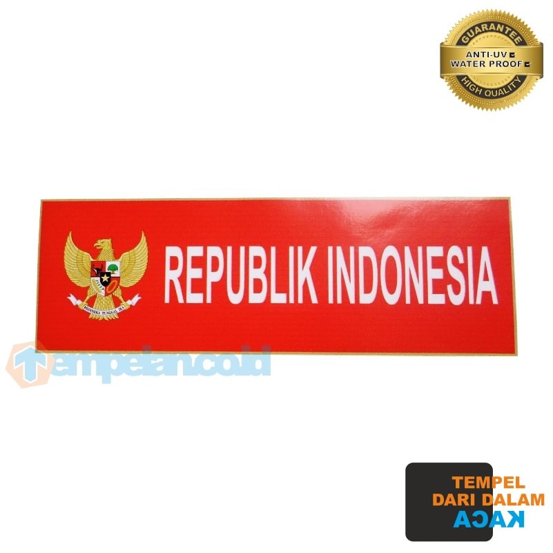 

STIKER REPUBLIK INDONESIA MERAH (TEMPEL DALAM KACA)