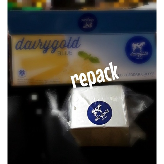 

Keju- Keju Cheddar Dairygold Repack 500Gram -Keju.