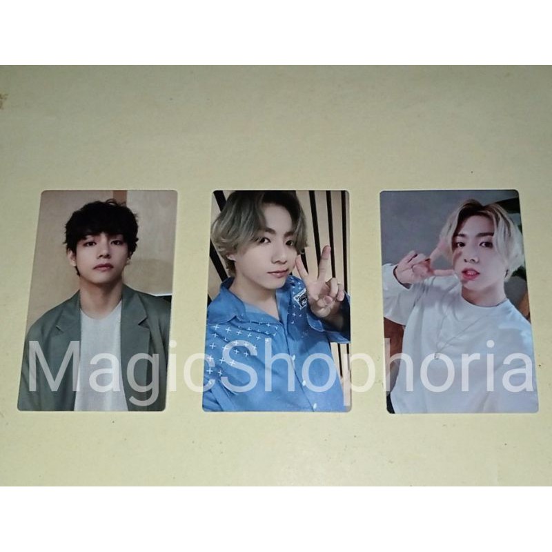 [BOOKED] READY PC Photocard Luckydraw LD BE Essential Soundwave M2U JK Jungkook Taehyung V
