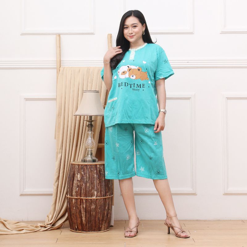 baju tidur wanita dewasa murah setelan 3/4