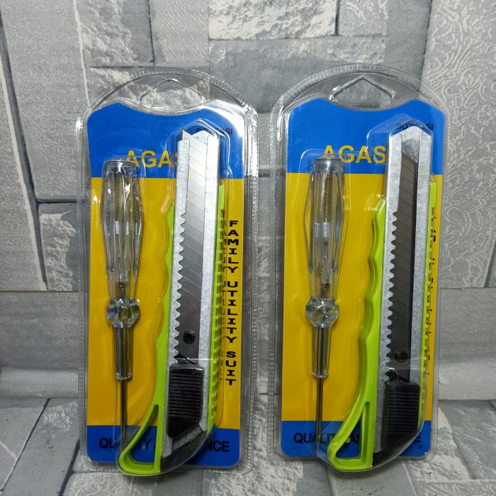 

Promo Karter Alat Pemotong Cutter Free Obeng Test Pen Bagus