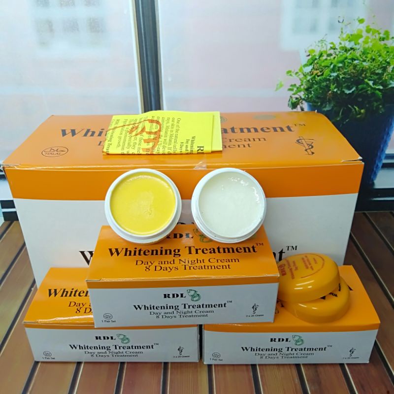 RDL Whitening Treatment Day and Night Cream 8Day Treatmen // Cream RDL 8 Hari (12pcs)