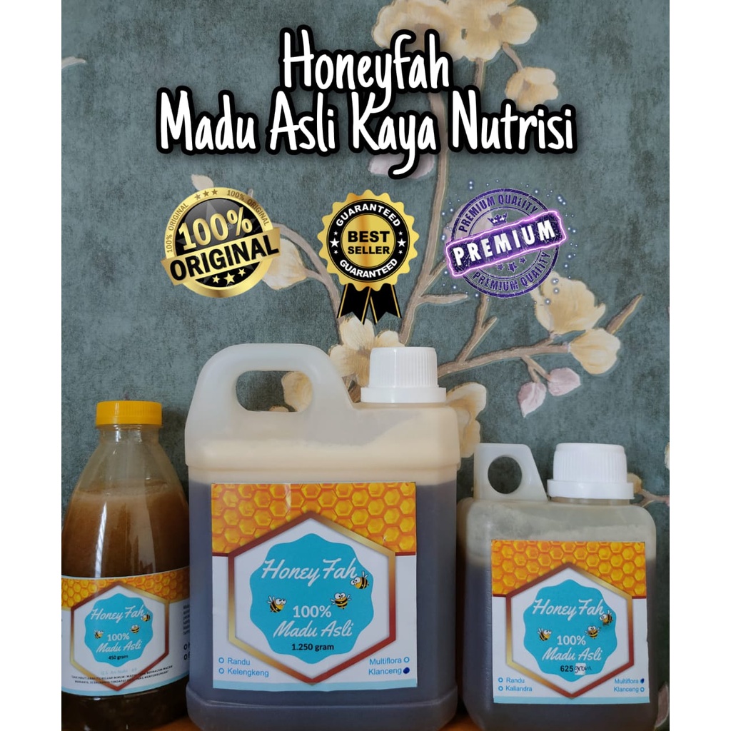 

Madu Klanceng-Alami 100% Murni 1250 gram (Honeyfah)