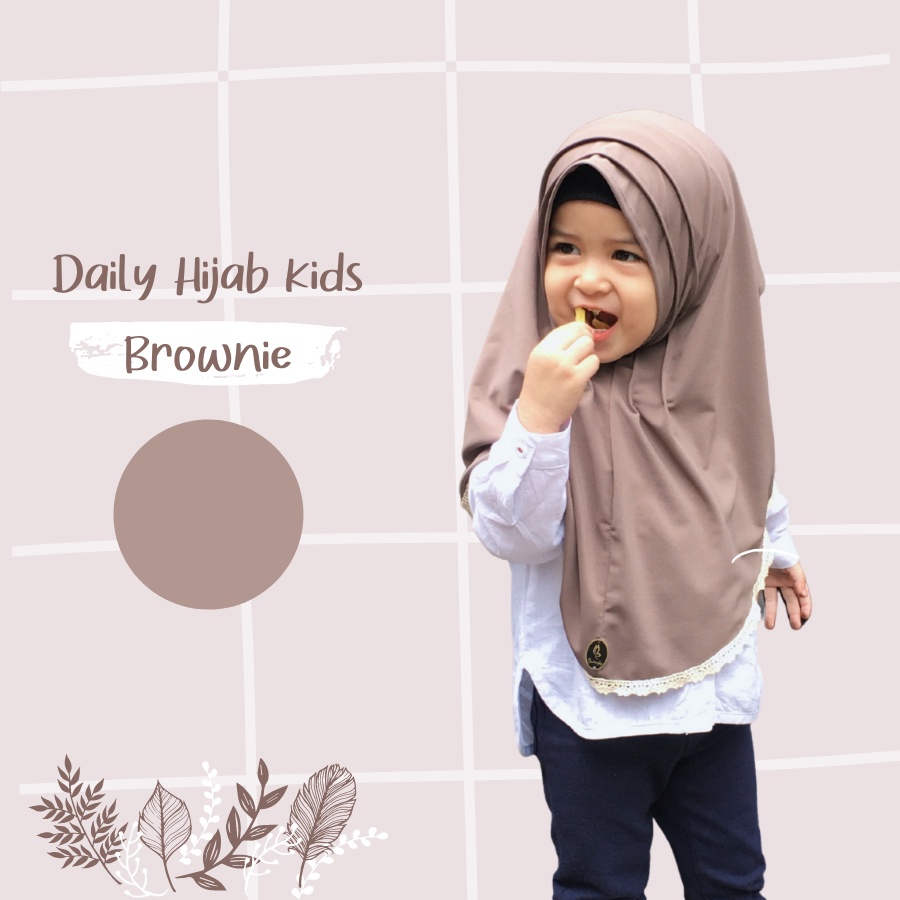 Daily Hijab Anak Instran Renda Terbaru Usia 1-3 Tahun SHOFA