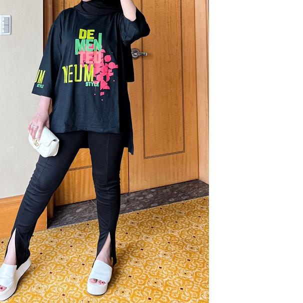 Kaos Tunik-Neum-Terbaru-2022-Wanita-Murah-Polos-Kekinian-Tunik-wanita-Kaos Wanita-Short Tunik-Oversi