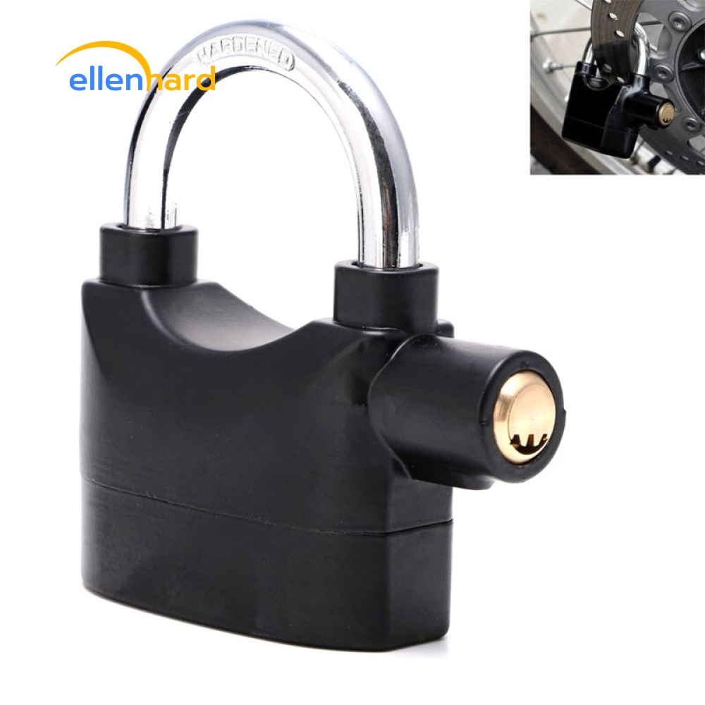 Gembok Alarm Motor Lock Siren Anti Maling Waterproof