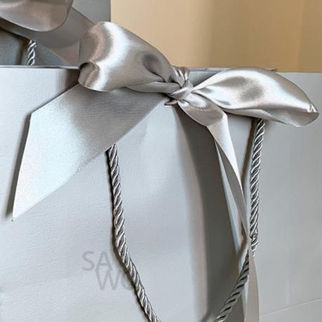 

☚ Paper Bag With Satin Ribbon Termasuk Pita Kantong Kado Kantong Hadiah - L ☊
