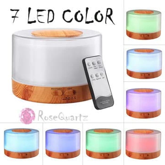 ORIGINAL With REMOTE Aroma Diffuser Ultrasonic Aroma Humidifier 7 LED Colorful lampu humidification