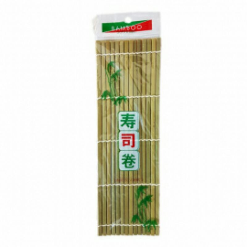 

Bamboo sushi mat green / tikar gulungan gimbab ukuran 27cmx 27cm