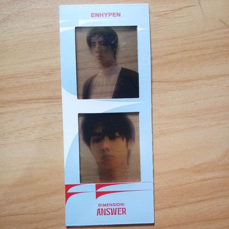 OFFICIAL PHOTOCARD ENHYPEN DIMENSION ANSWER DA YET NO YET VER VERSION : PC JAKE YET, SUNGHOON SH, PO