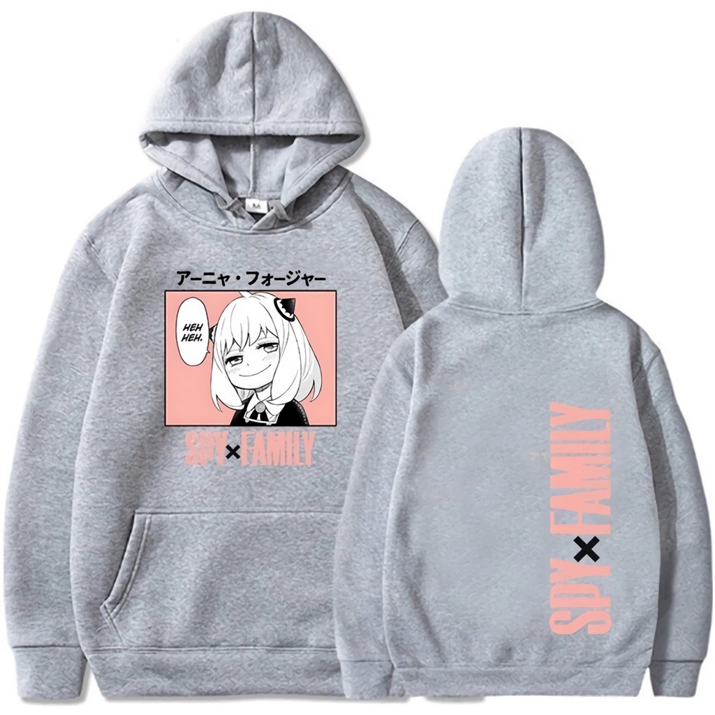 Hoodie Anya Smirk Kanji Anime Manga Spy X Family