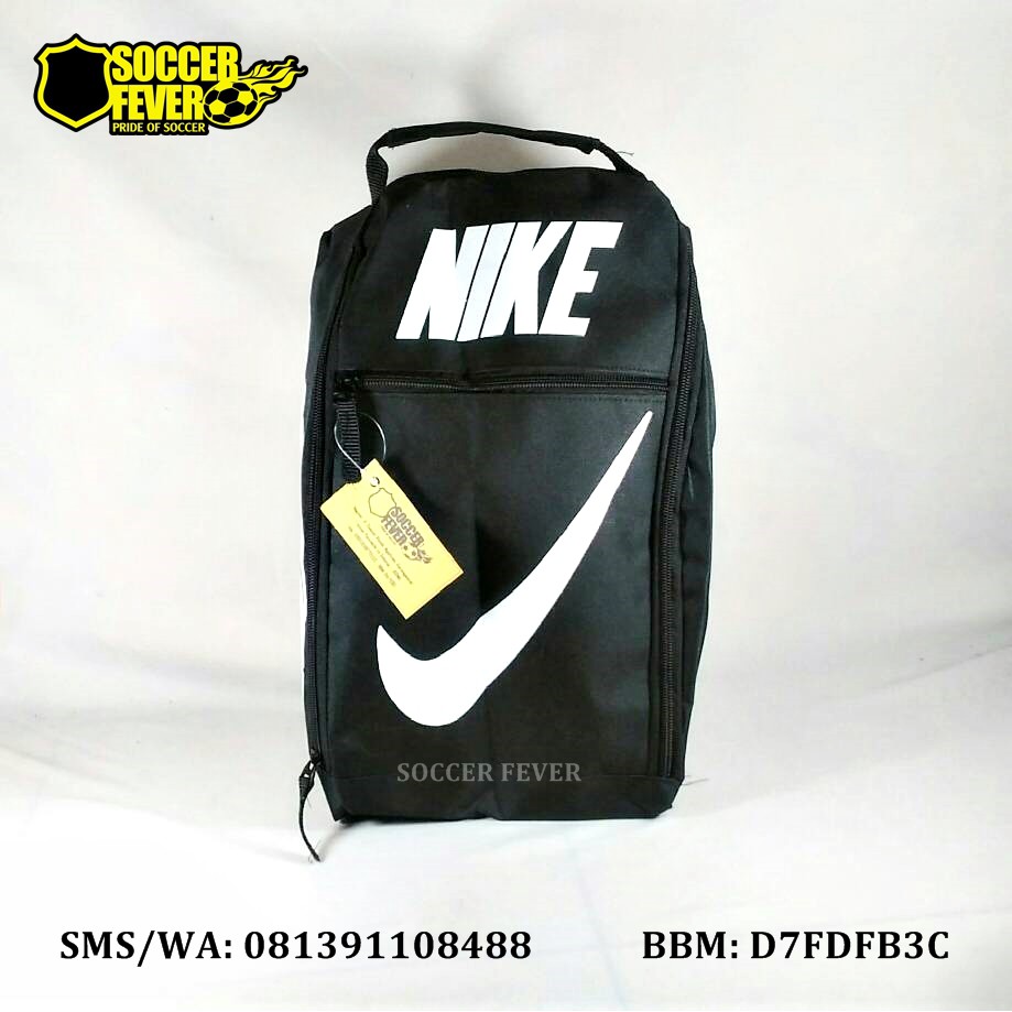 Tas Sepatu Sepakbola Futsal Gym Olahraga Nike Hitam Terbaru