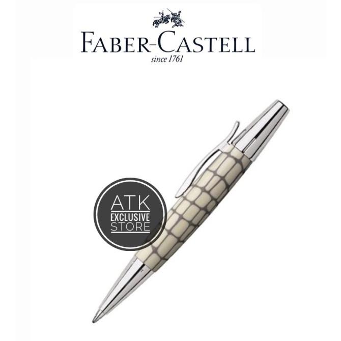 

FABER CASTELL EMOTION CROCO IVORY BALLPOINT ---Terbaru---