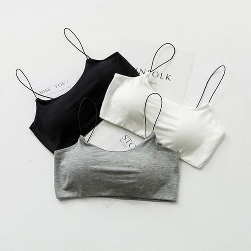 Bralette Tali Kecil Dalaman Wanita Fashion Underwear