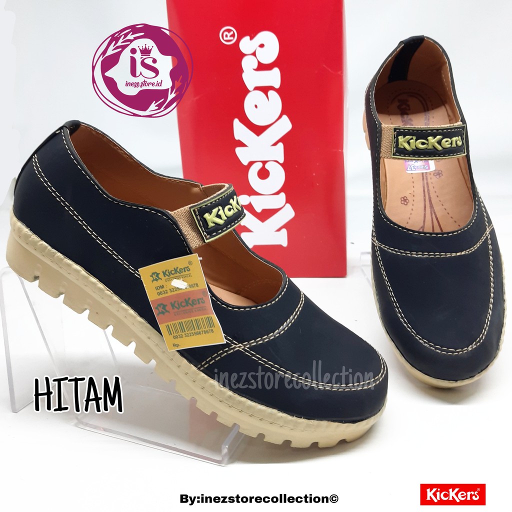 SEPATU KICKERS WANITA SLIP ON TERBARU KODE AULIA31 MURAH HARGA GROSIR