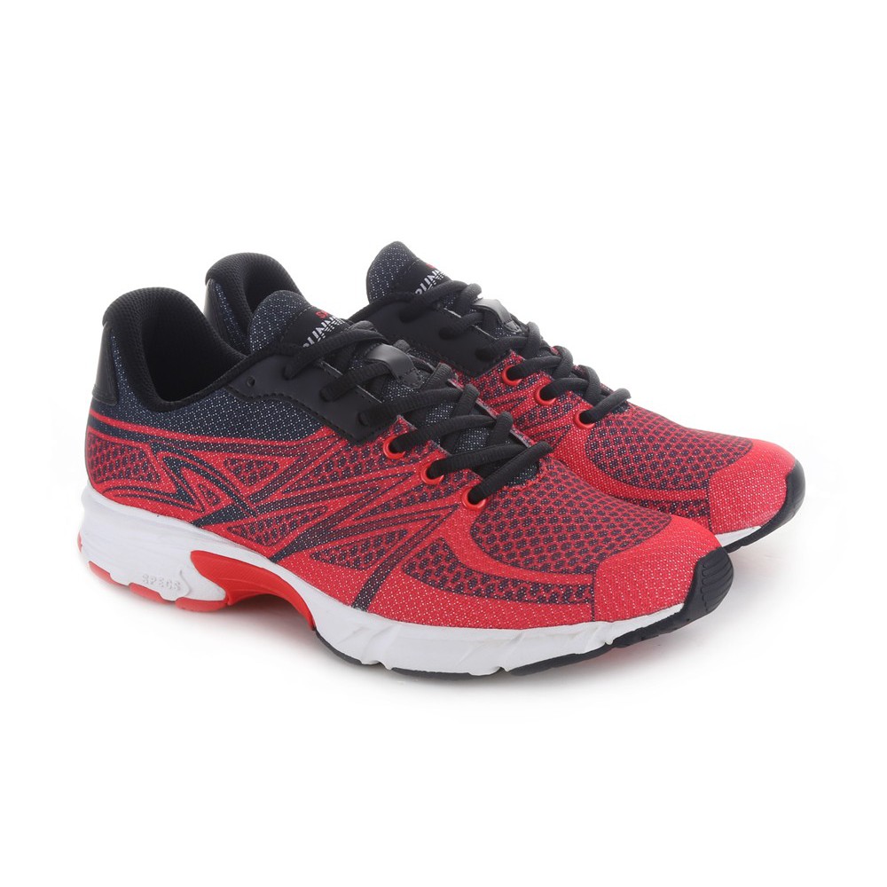 Sepatu Running Specs 200502 Patagonia Emperor Red Black White