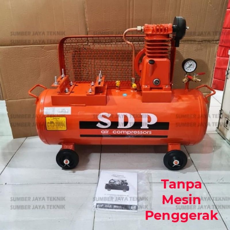 Kompresor Angin Bensin SDP 1/4Hp 30 Liter Unloading Tanpa penggerak