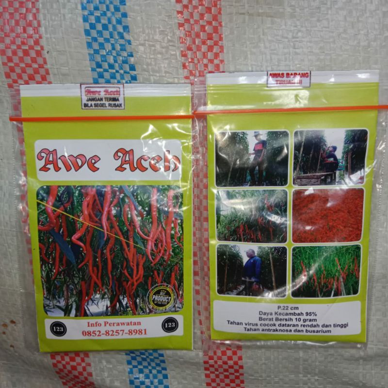 BENIH CABE CABAI KERITING AWE ACEH ORIGINAL 10gr