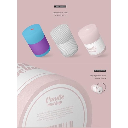 Candle Mockup Set