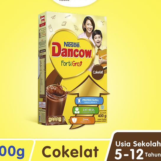 

[KODE BARU 699] DANCOW Fortigro Coklat Susu Bubuk Susu Anak 400g TERLARIS..!!