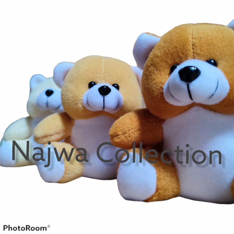 HADIAH BONEKA TEDDY BEAR MINI SIZE KADO LUCU IMUT