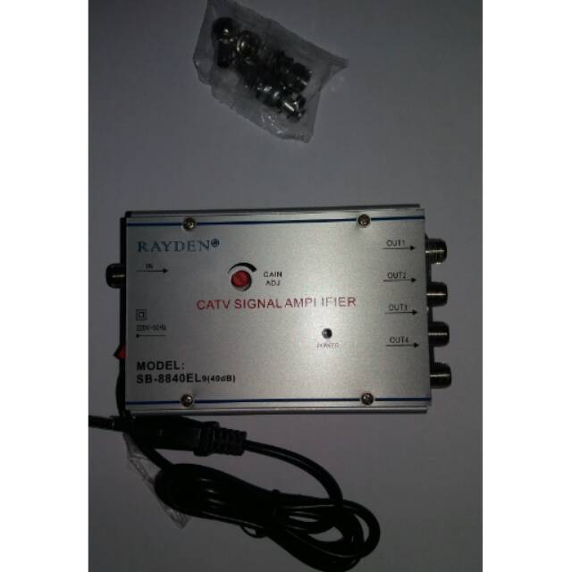 Penguat signal catv amplifier raiden / soer 40db