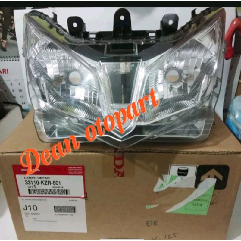 headlamp-lampu depan-mika lampu depan Vario 125 old Vario 125 techno kzr