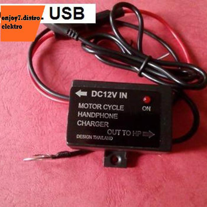 Charger Handphone Di Motor / Casan Hp Di Motor Socket Usb Universal Bishele88