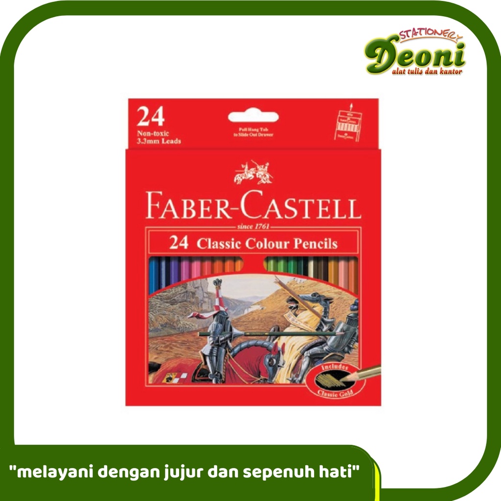 

FABER-CASTELL Classic Colour Pencil 24 L Warna