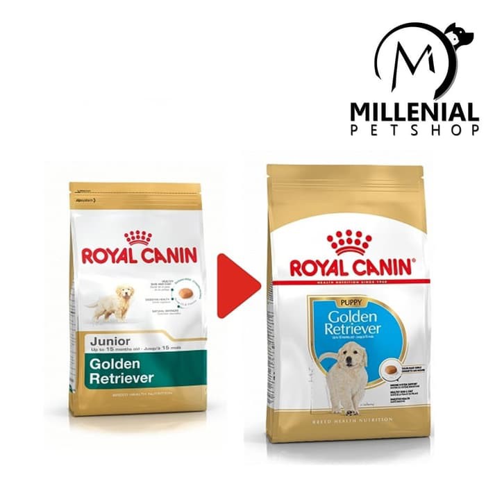 Makanan Anjing Royal Canin Dog food Golden Retriever Puppy 12kg junior Dry Food 12 kg