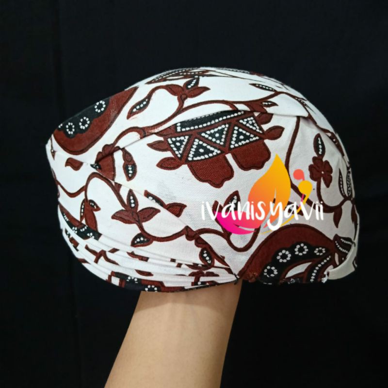 Blangkon SOLO/ SUNDA Polos, Motif Sido Asih Gede