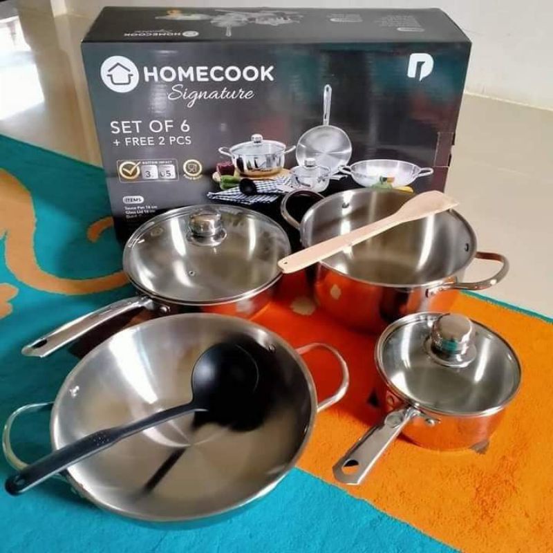 Cookware Homecook Signature Set Of 6 Pcs.