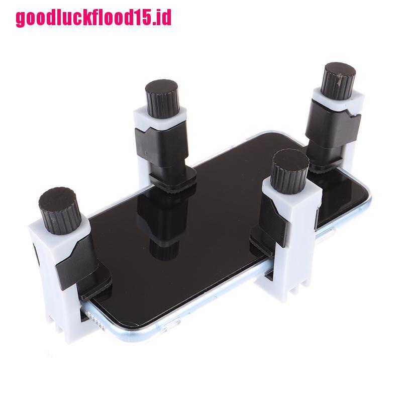 (LUCKID) 4pcs Klip Pengencang Layar LCD Handphone Bahan Plastik Adjustable